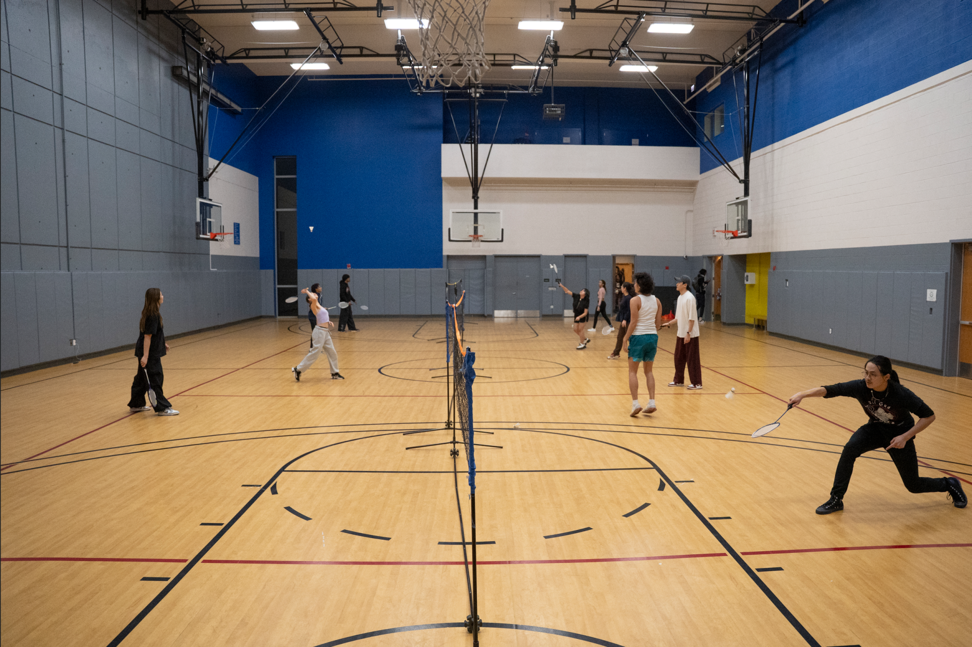 Badminton practice resumes for spring semester