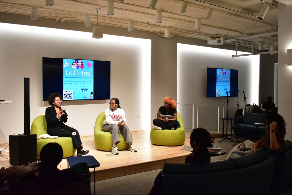 Columbia XA hosts. the "Let Us Arise" event on Monday, March 17, 2025, to discuss what it means to be a woman of God. Students talk about their favorite woman in the Bible and the challenges and accomplishments of these women.
