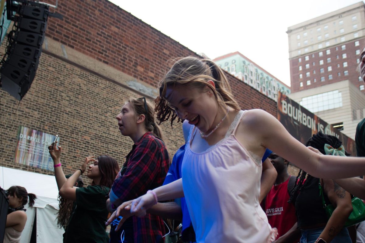 Fans of the band Abstract dance to their set at the Manifest Mainstage on Friday, May 16, 2025.