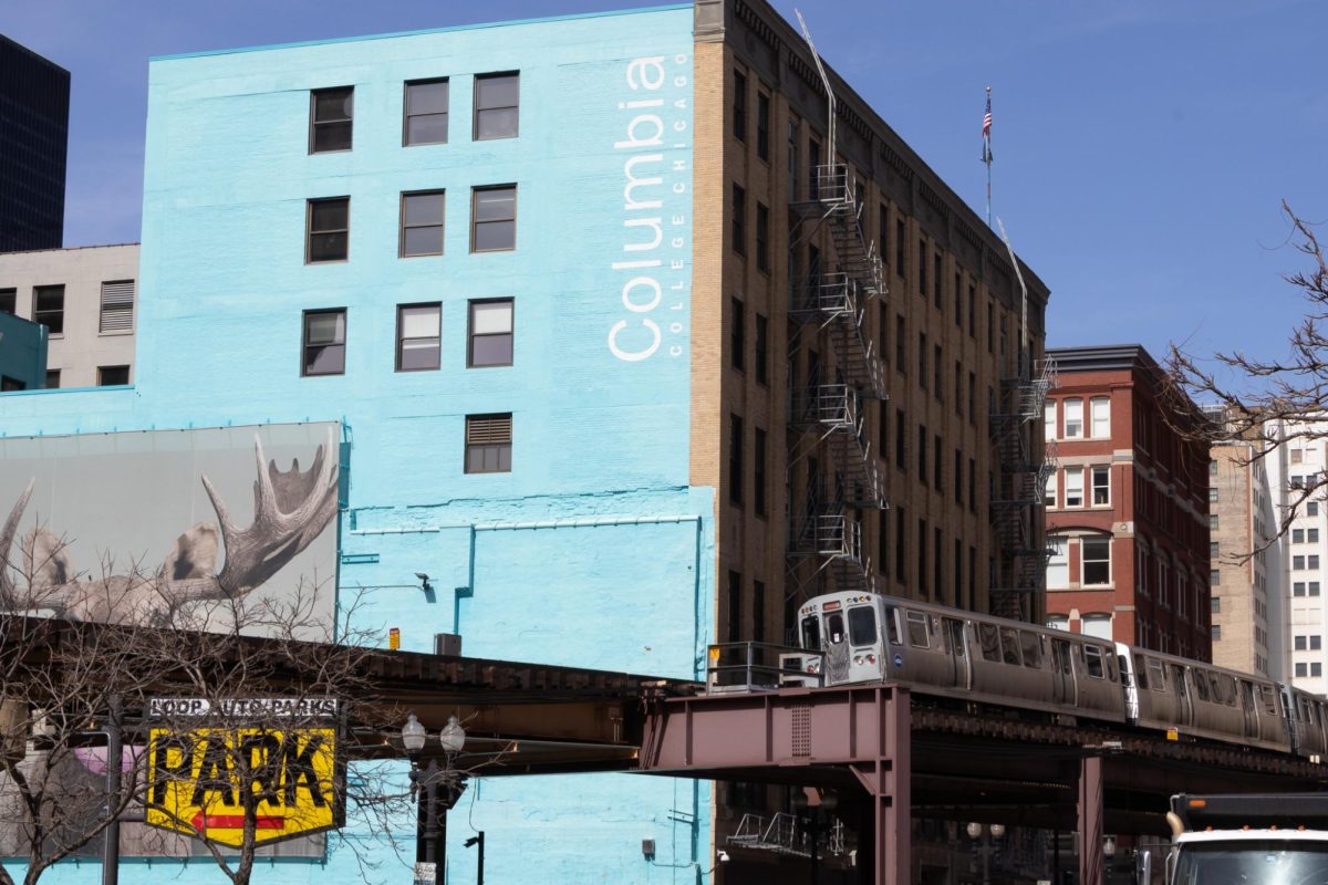 Columbia College Chicago went through a second round of layoffs as the college's financial crisis continues. The 33 E. Ida B Wells building is seen on Friday, March 21, 2025.