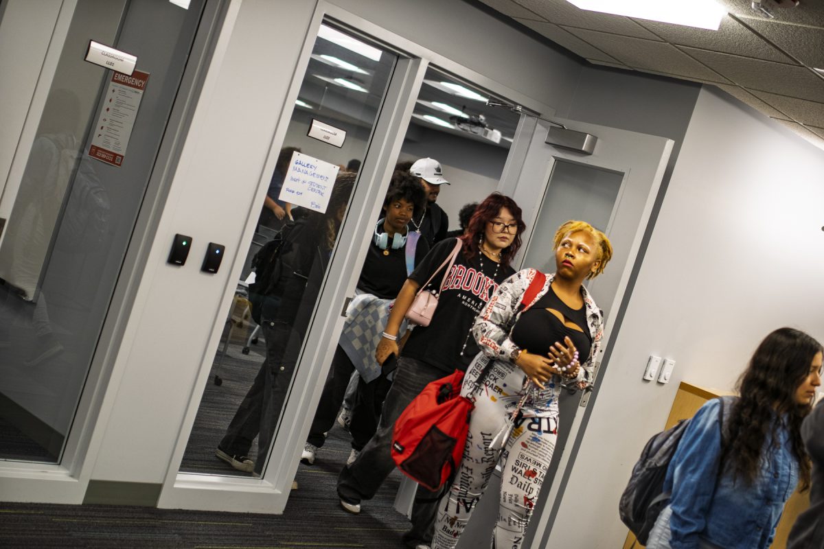 Students getting out of their Big Chicago class on the first day of school on Tuesday, Sept. 2, 2025. 
