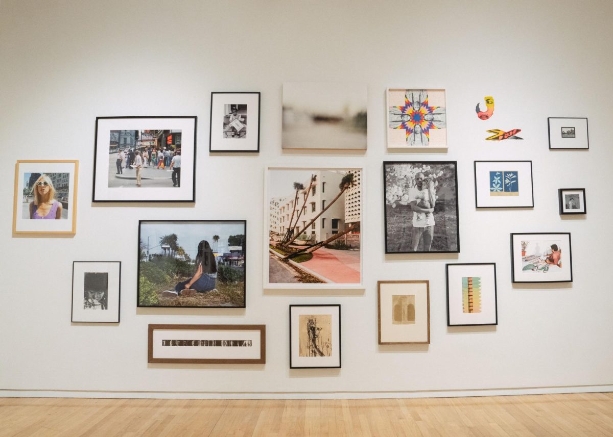 Framed photographic works by various artists are exhibited at the Museum of Contemporary Photography on the first floor of building 600 s Michigan Ave, in Chicago during its 50th anniversary celebration. Wednesday, Jan 28, 2026. 