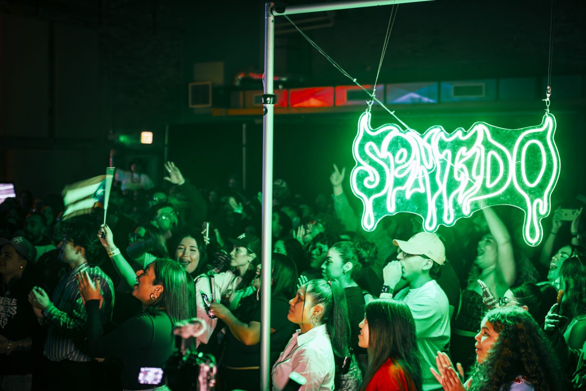 A crowd packed the SRBCC in the Hermosa neighborhood in an open format DJ series, along with a Super Bowl viewing event on Sunday, Feb. 8, 2026.