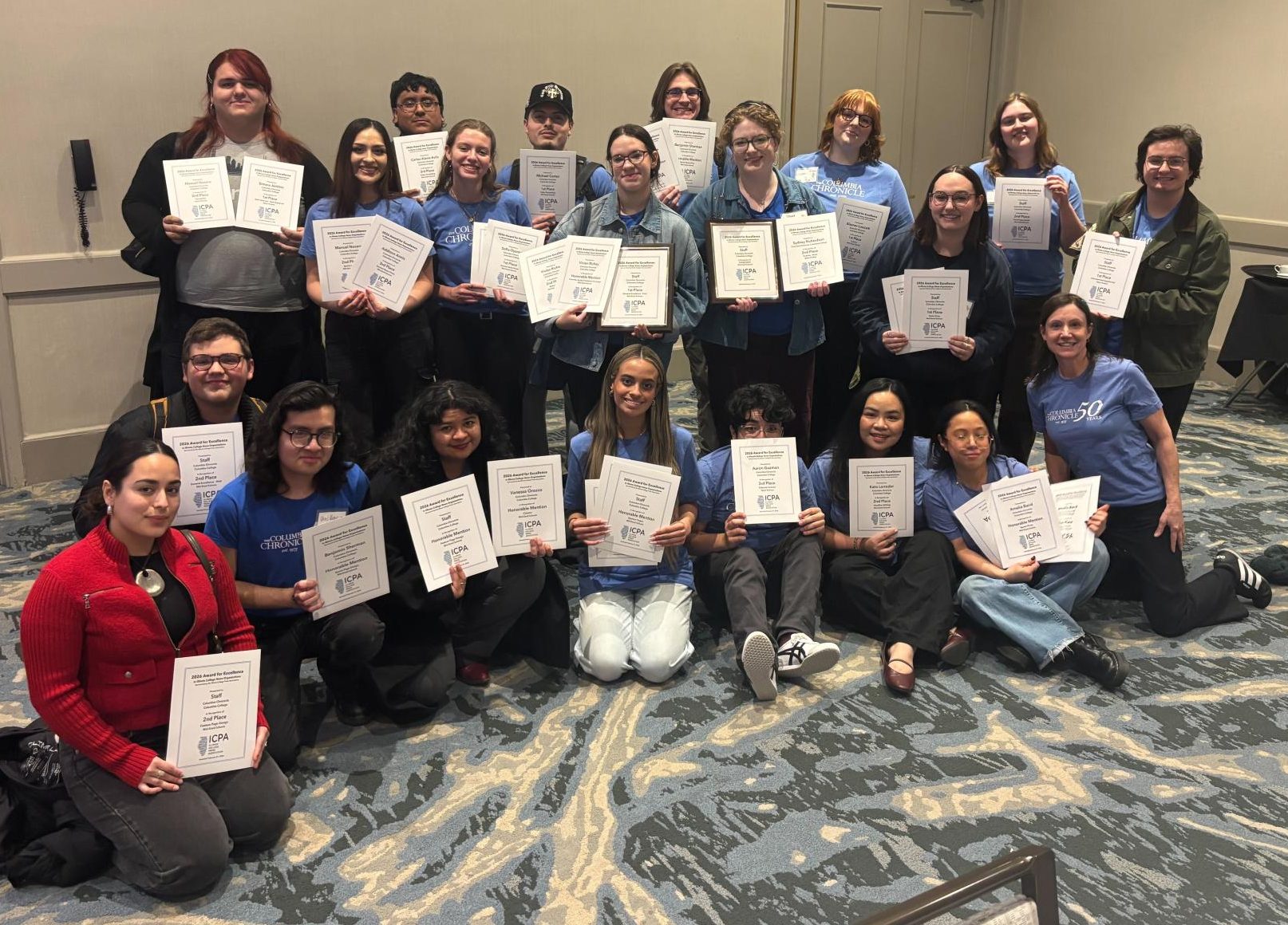 Chronicle wins 34 ICPA awards, named best student newspaper for mid-sized schools