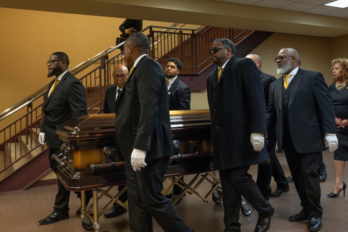 Rev.  Jesse Jackson's family carrying his body at the House of Hope in Chicago, Illinois on Friday, March 6, 2026.