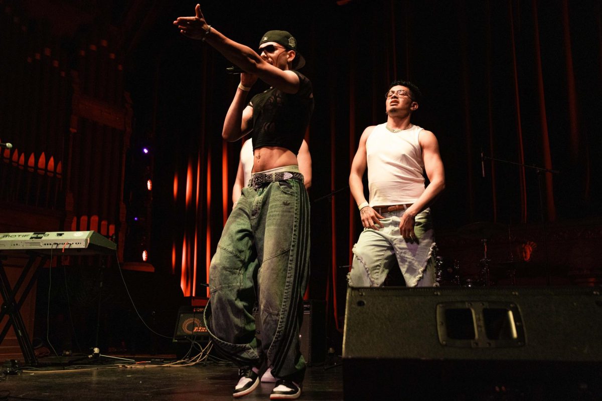 Biggest Mouth third-place winner Xndr performs at the Epiphany Center for the Arts on Thursday, April 17, 2026. 