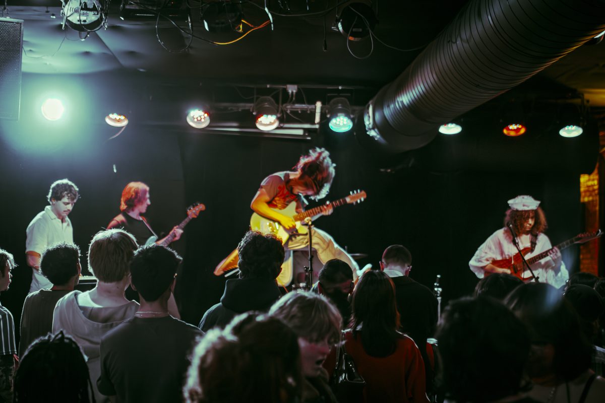 Mulch performs in Care 4 Kathrynn, a benefit show for Kathrynn Vettas, at Bassline on Wednesday, May 14, 2025.
