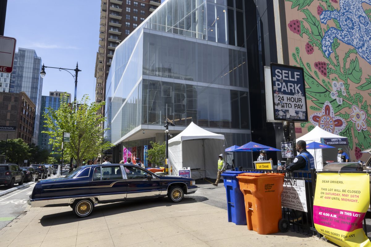 Cars load in and set up on Saturday, May 16, 2026 at Columbia’s Student Center ahead of Manifest.