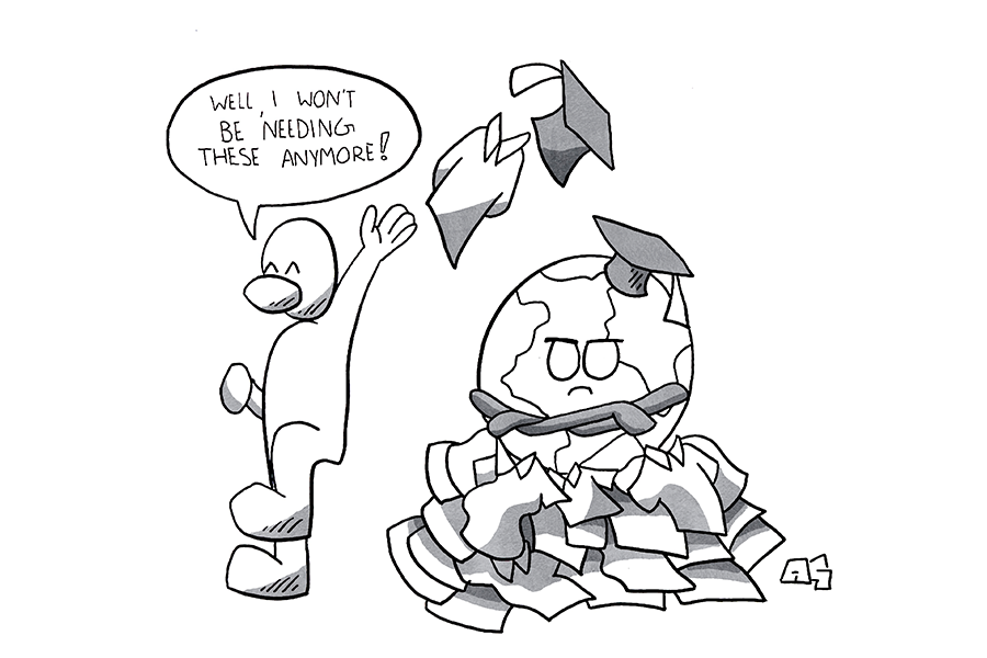 Editorial: Columbia should stop sending graduation gowns to landfills
