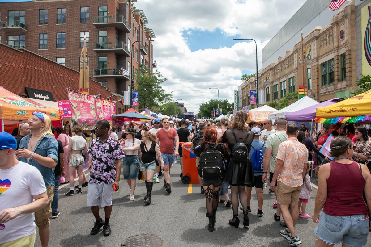 People flock to Northalsted to celebrate pride at Pride Fest on June 21, 2026.