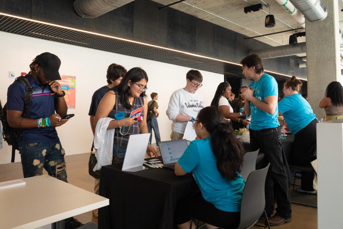 Incoming students explore interactive stations and student club booths during Convocation on the fifth floor of the Student Center on Friday, Sept. 4, 2026.
